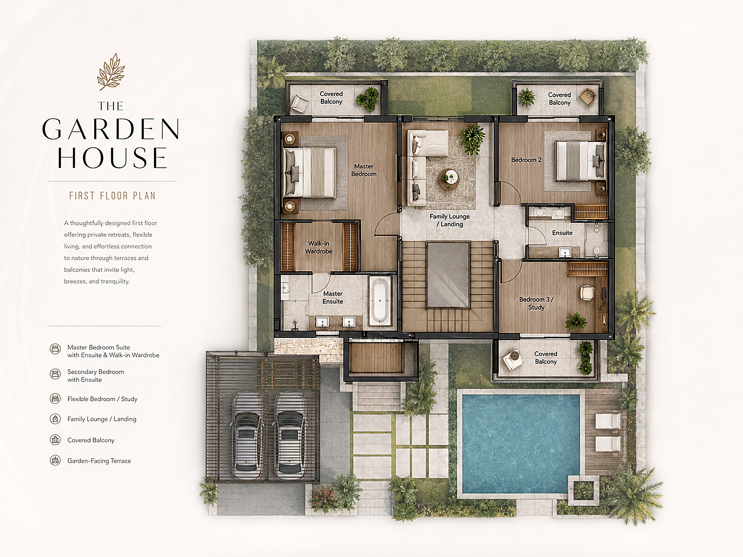 The Garden House floor plan